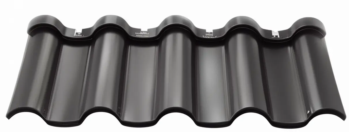 Модульный кровельный профиль "Андалузия" 1116 (1000) (одноволновый) (0,45/7024 графит МАТ/26/350)