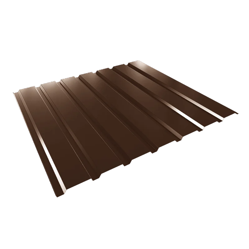 Профнастил С-13 8017 шоколад