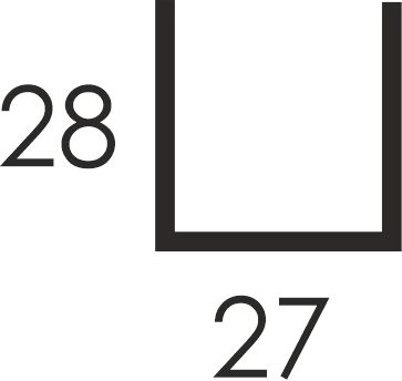 Профиль потолочный ППН 28*27 (3 000, 0,65, оцинкованный) в Красноярске