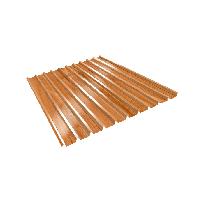 Профнастил С-18 орех 3Д