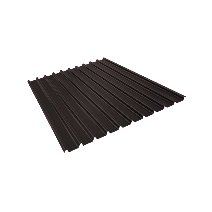 Профнастил С-18 8017 шоколад МАТ