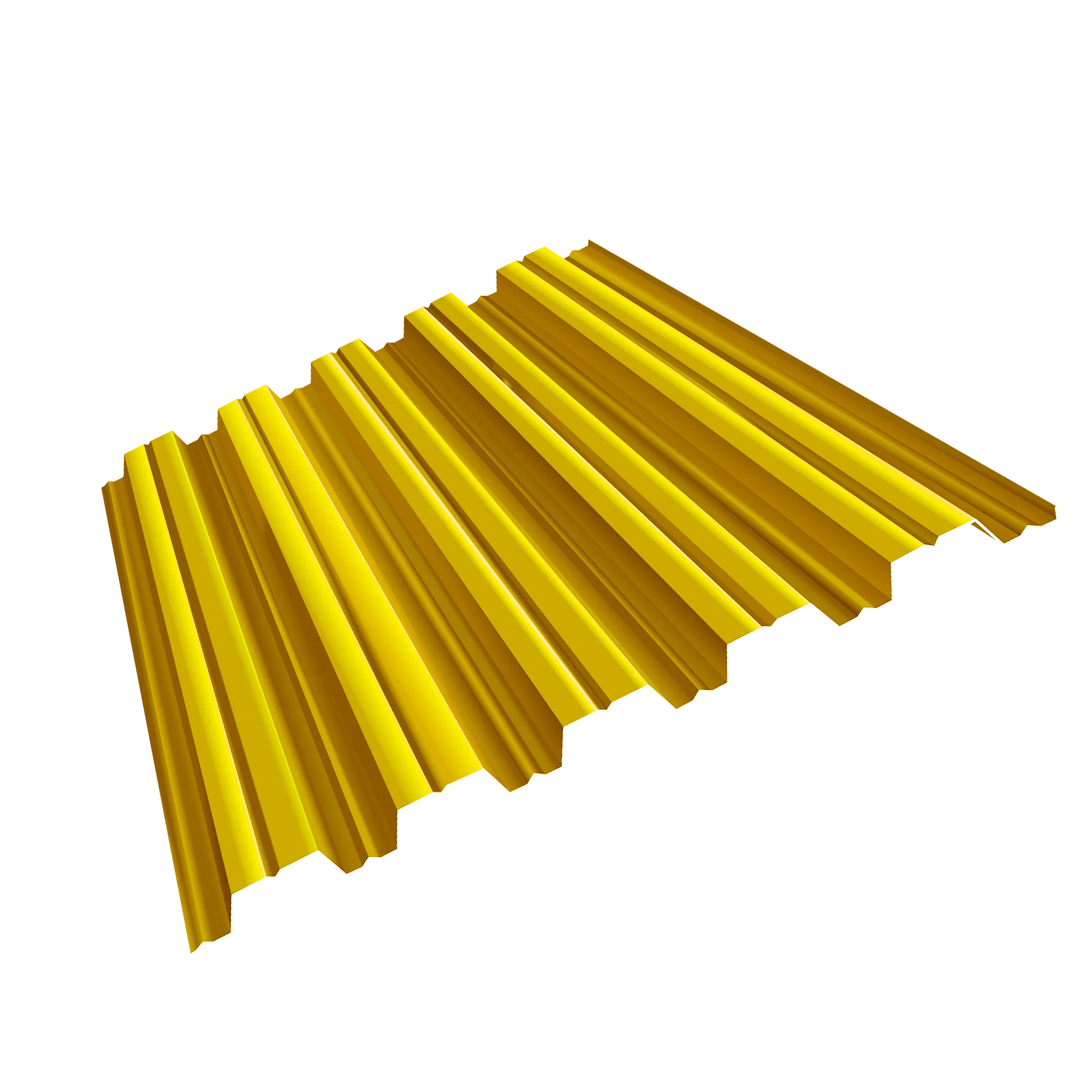 Профнастил НС-44 1018 желтый