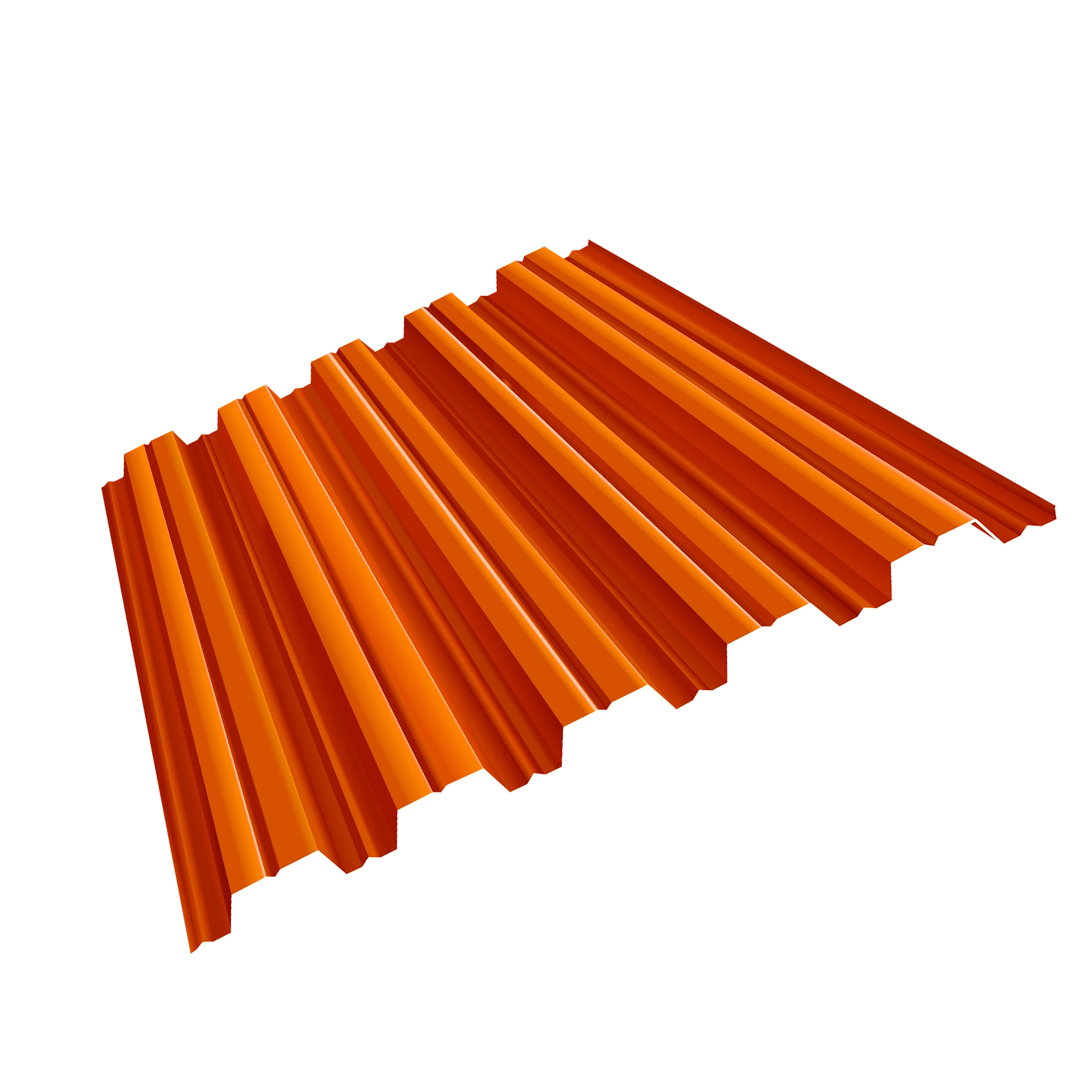 Профнастил НС-44 2004 оранжевый